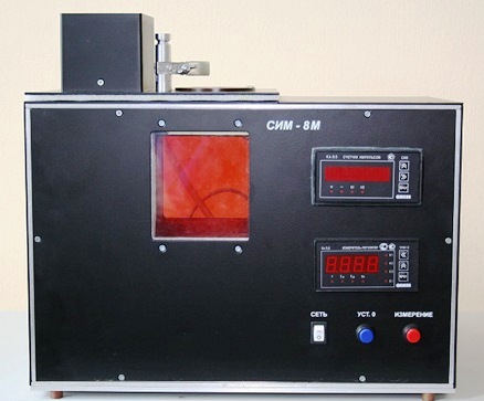Analyzer of combustive and lubricating materials SIM-8М